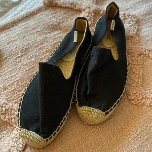 Black Soludos Espadrille